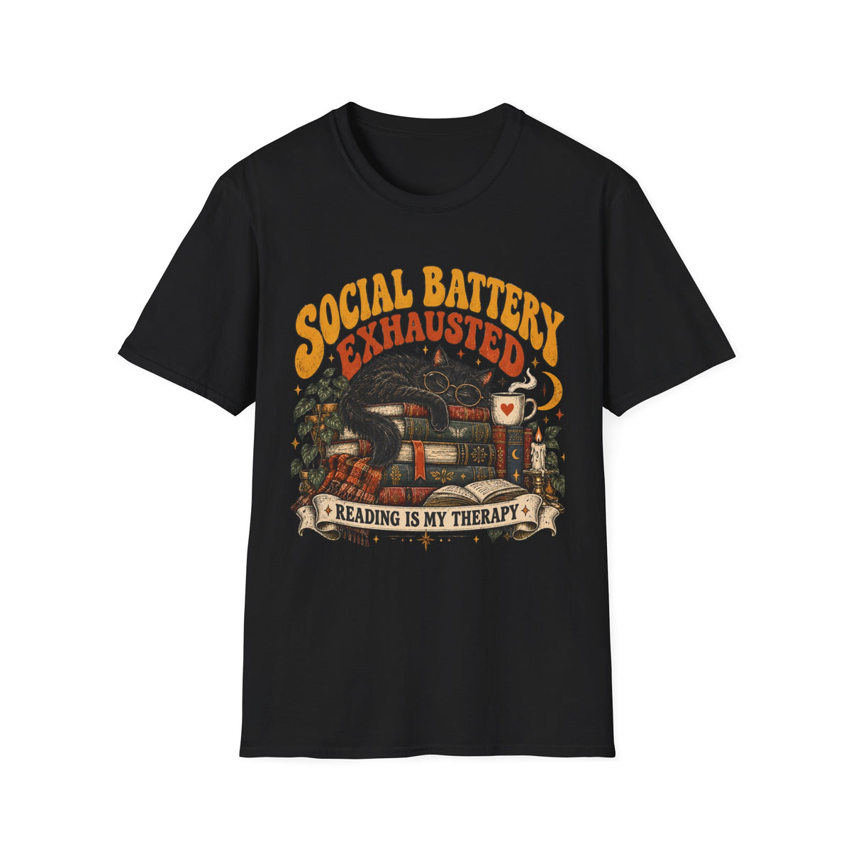Social Battery Exhausted T-Shirt