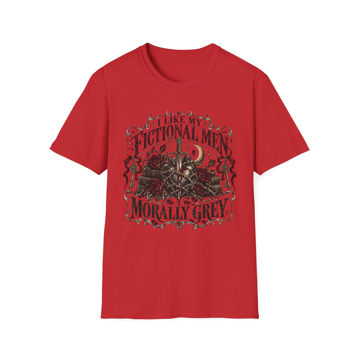 I Like My Fictional Men, Morally Grey T-Shirt