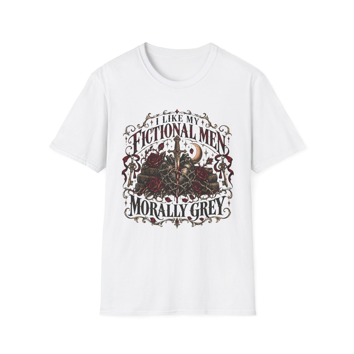 I Like My Fictional Men, Morally Grey T-Shirt